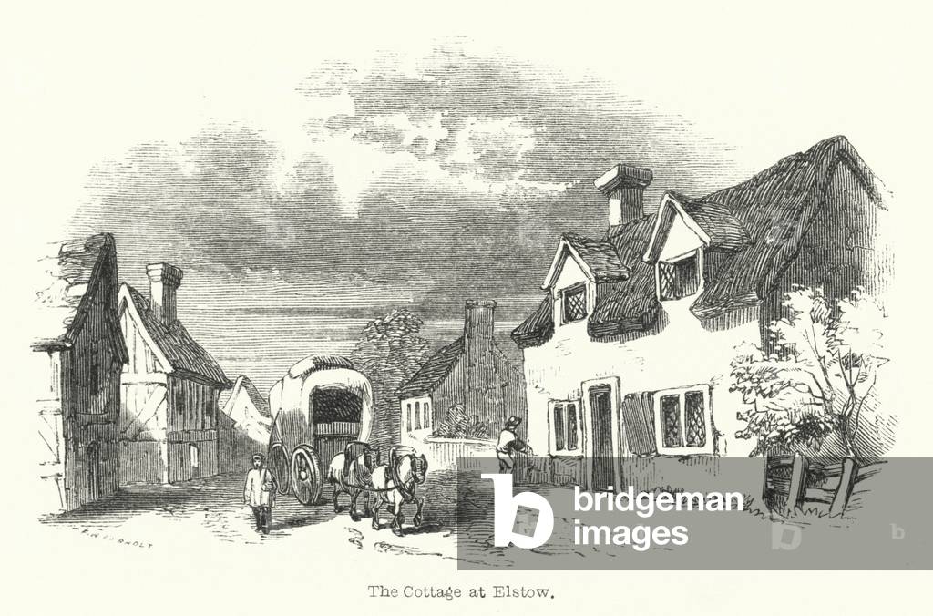 The Cottage at Elstow (engraving)