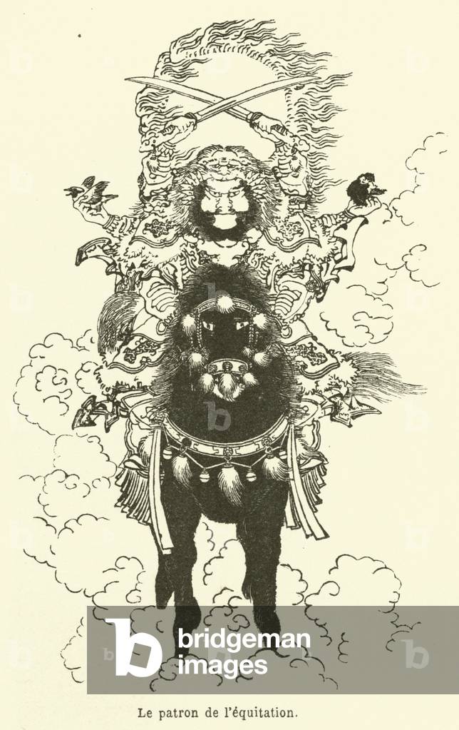 Le patron de l'equitation (engraving)