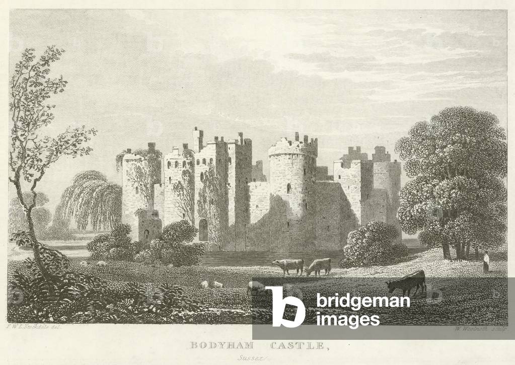 Bodyham Castle, Sussex (engraving)