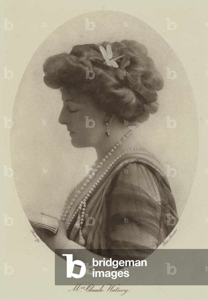 Mrs Claude Watney (b/w photo)