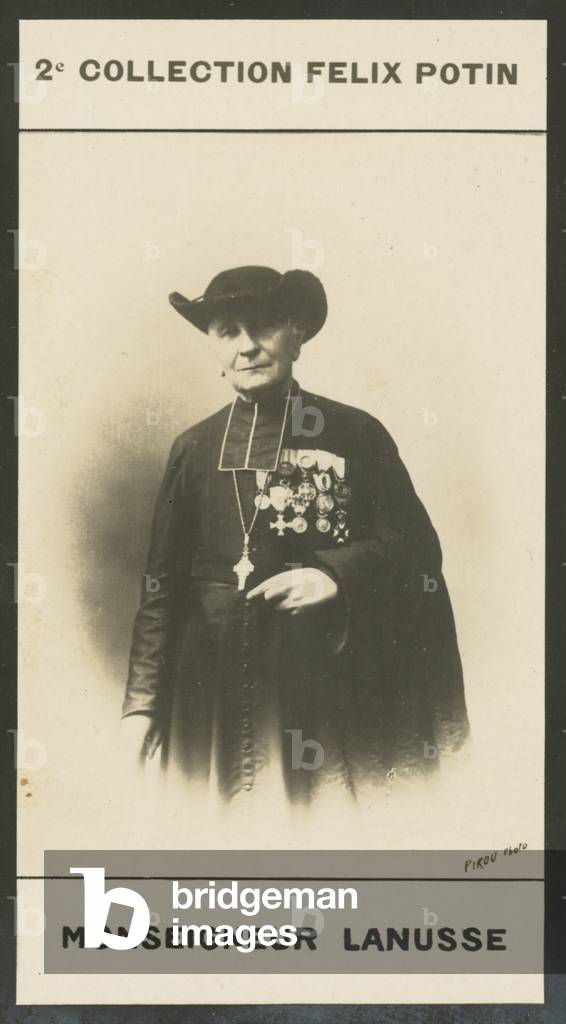 Jean-Ephraim Monseigneur Lanusse, 1818-1905 (b/w photo)