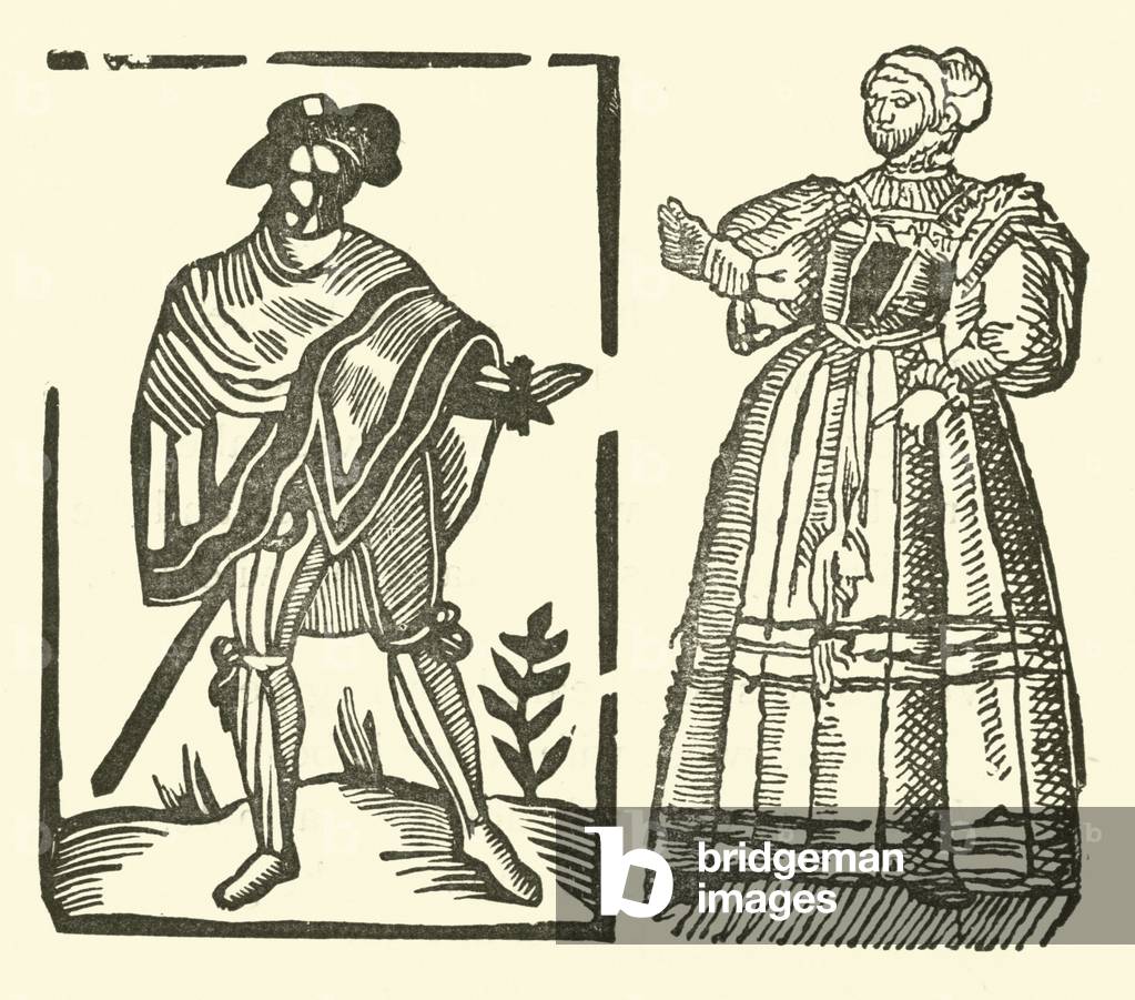 Illustration for The Roxburghe Ballads (woodcut)