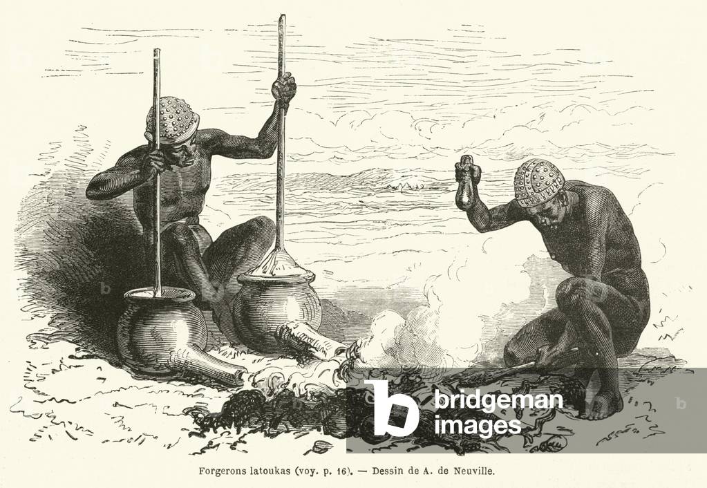 Forgerons latoukas (engraving)