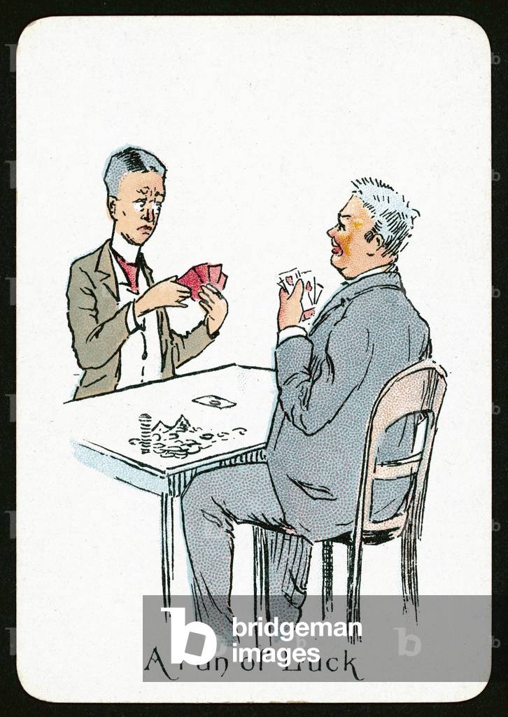 A run of Luck (colour litho)