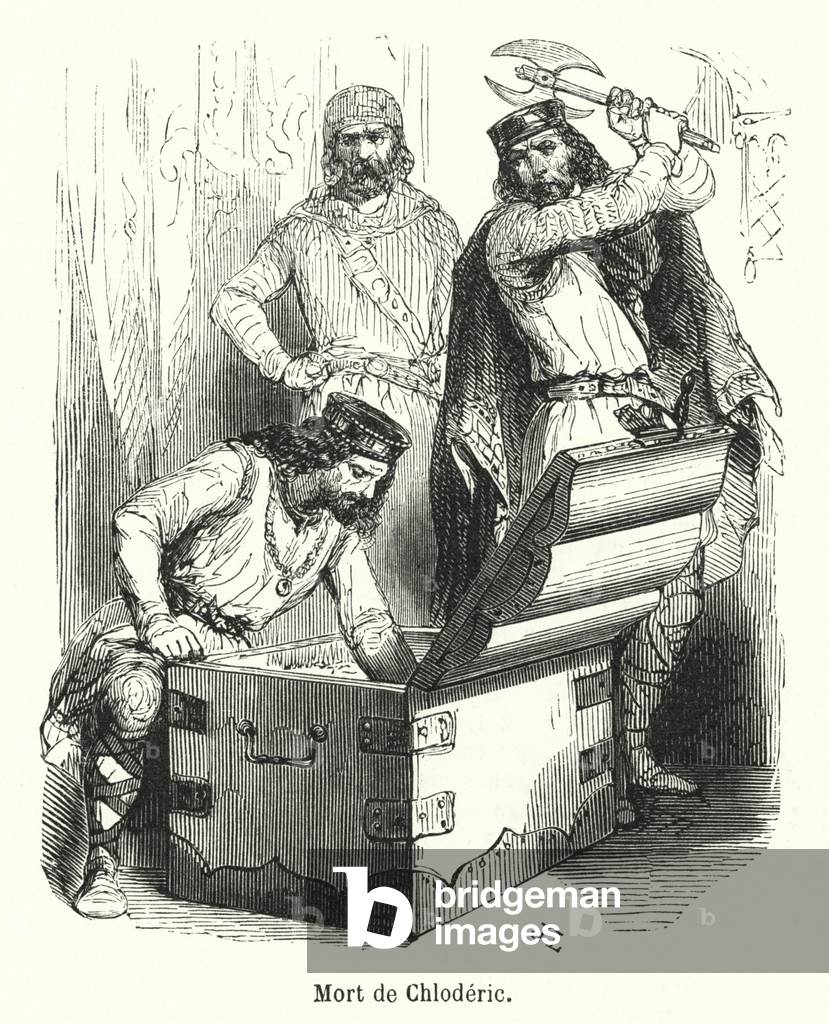 Mort de Chloderic (engraving)