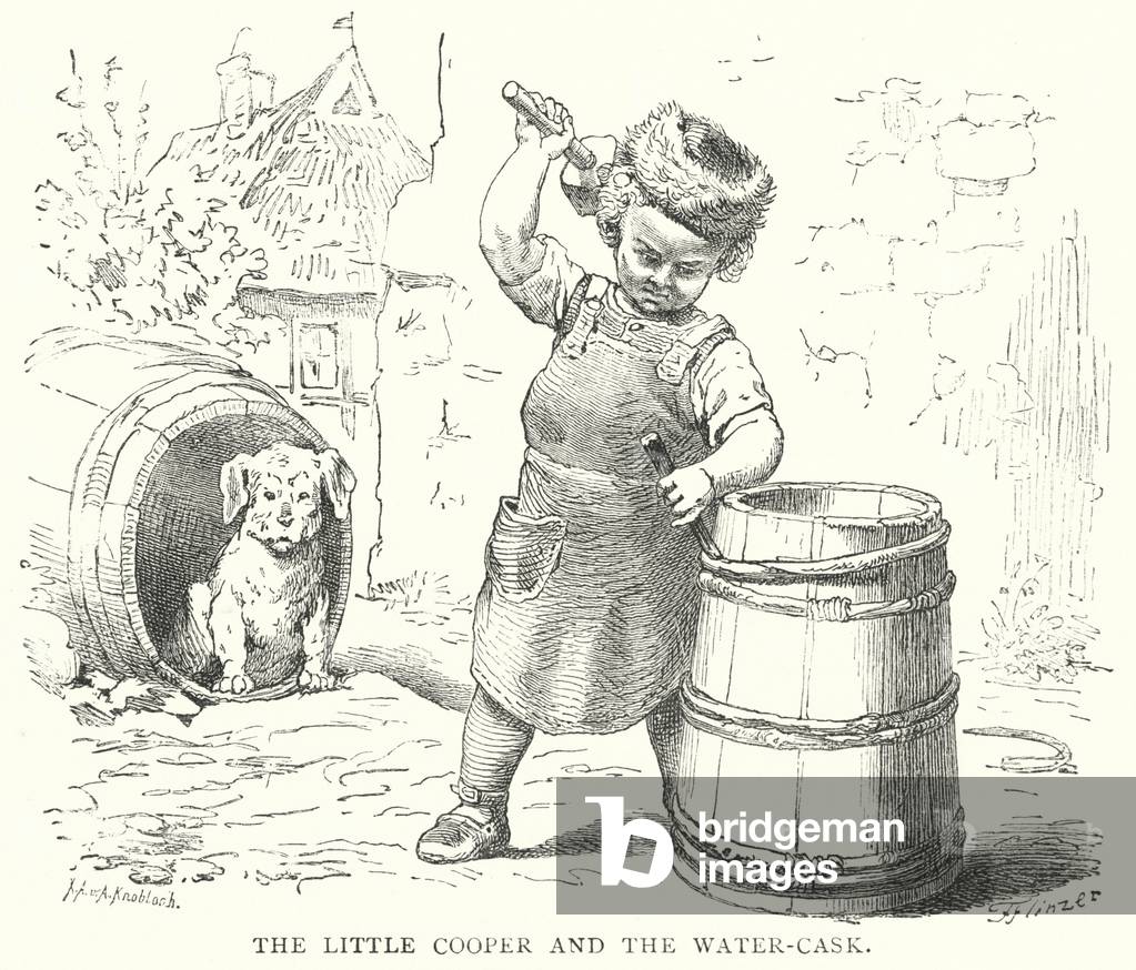 The Little Cooper and the Water-Cask (engraving)