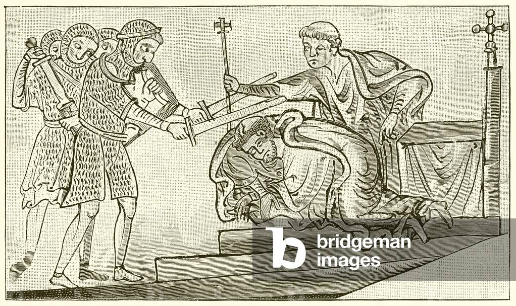 Martyrdom of S. Thomas of Canterbury (engraving)