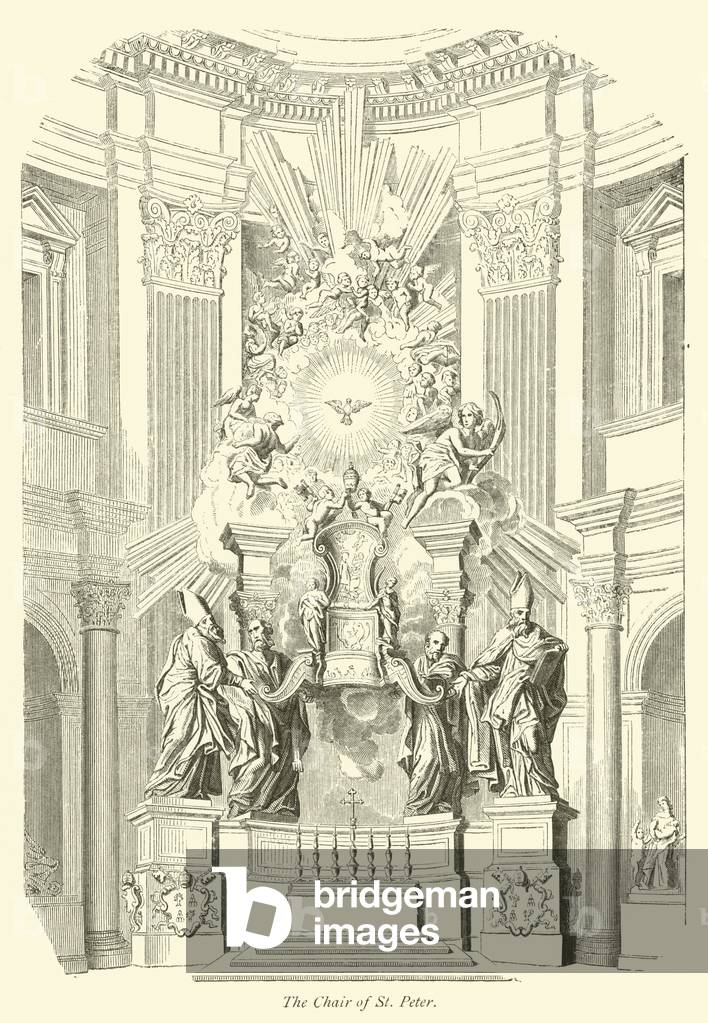 The Chair of St Peter (engraving)