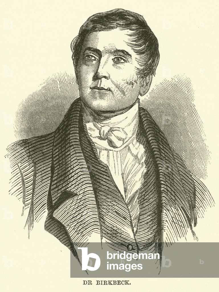 Dr Birkbeck (engraving)