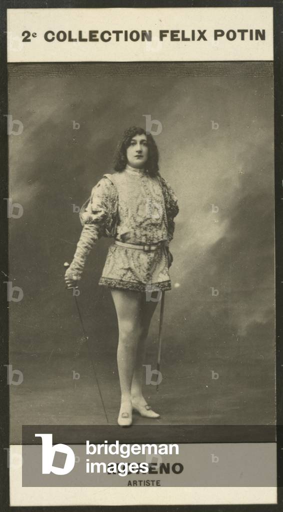 Lucie-Marie-Marguerite Moreno, Artiste, 1871 (b/w photo)