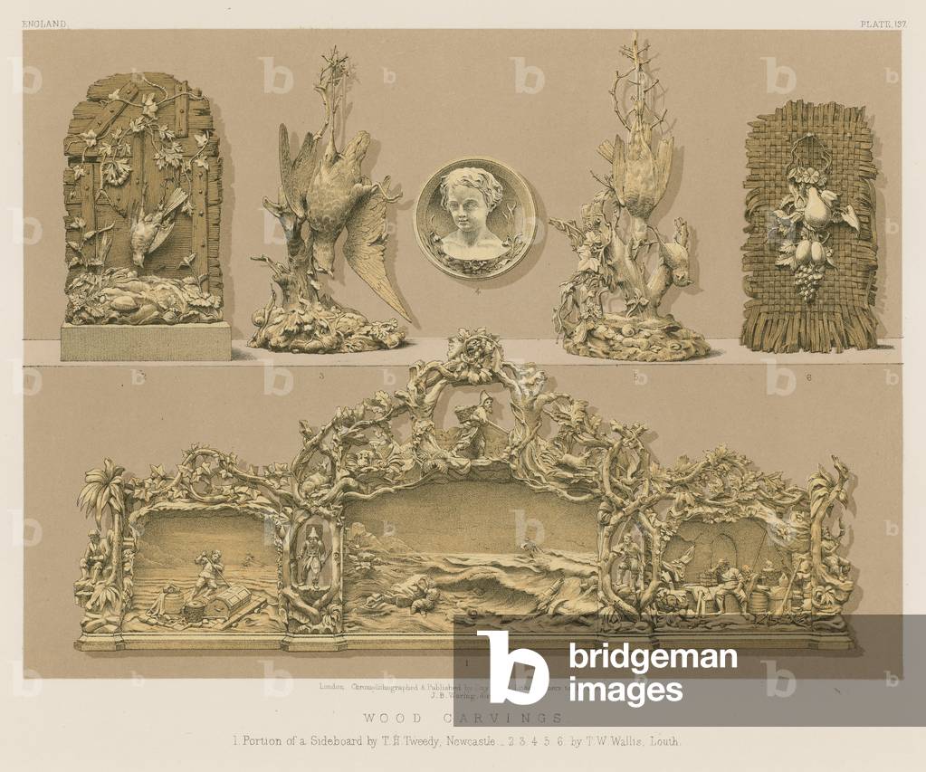 Wood Carvings (chromolitho)