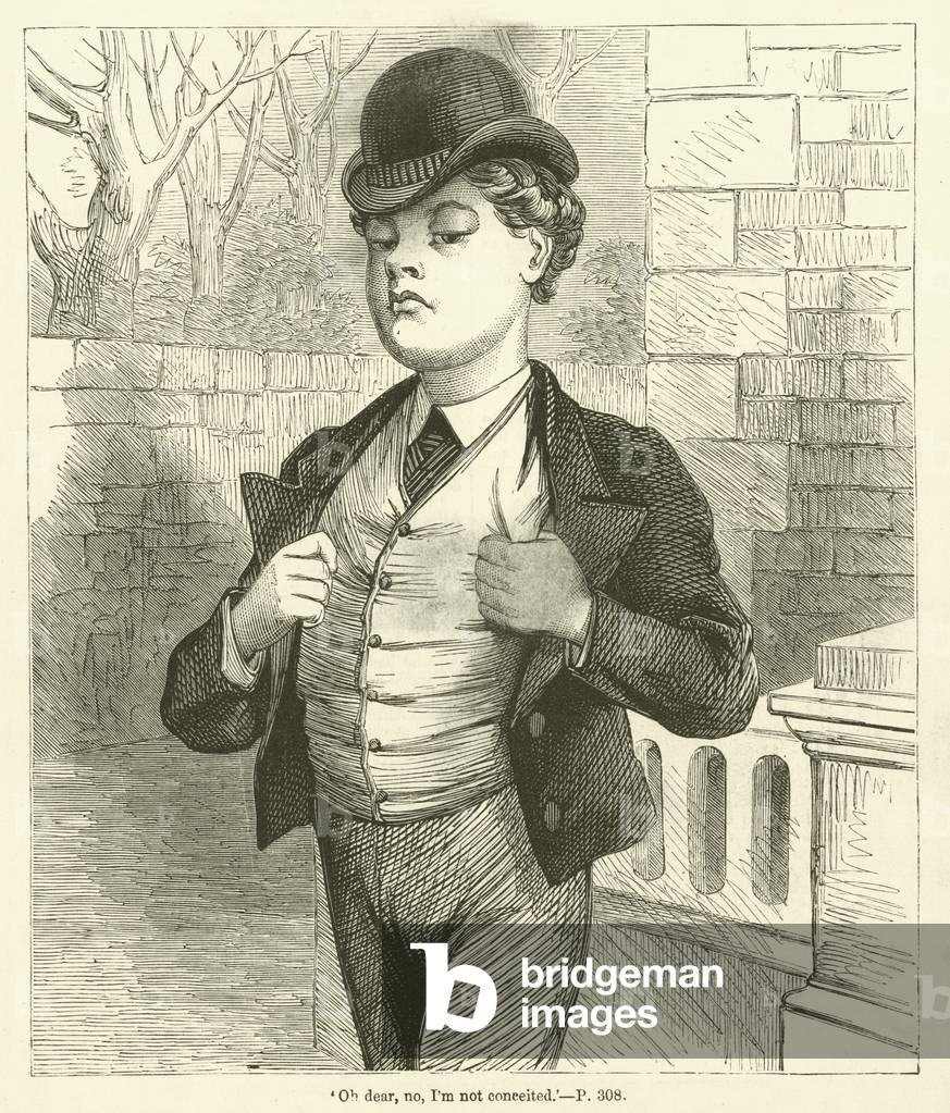 Oh dear, no, I'm not conceited (engraving)