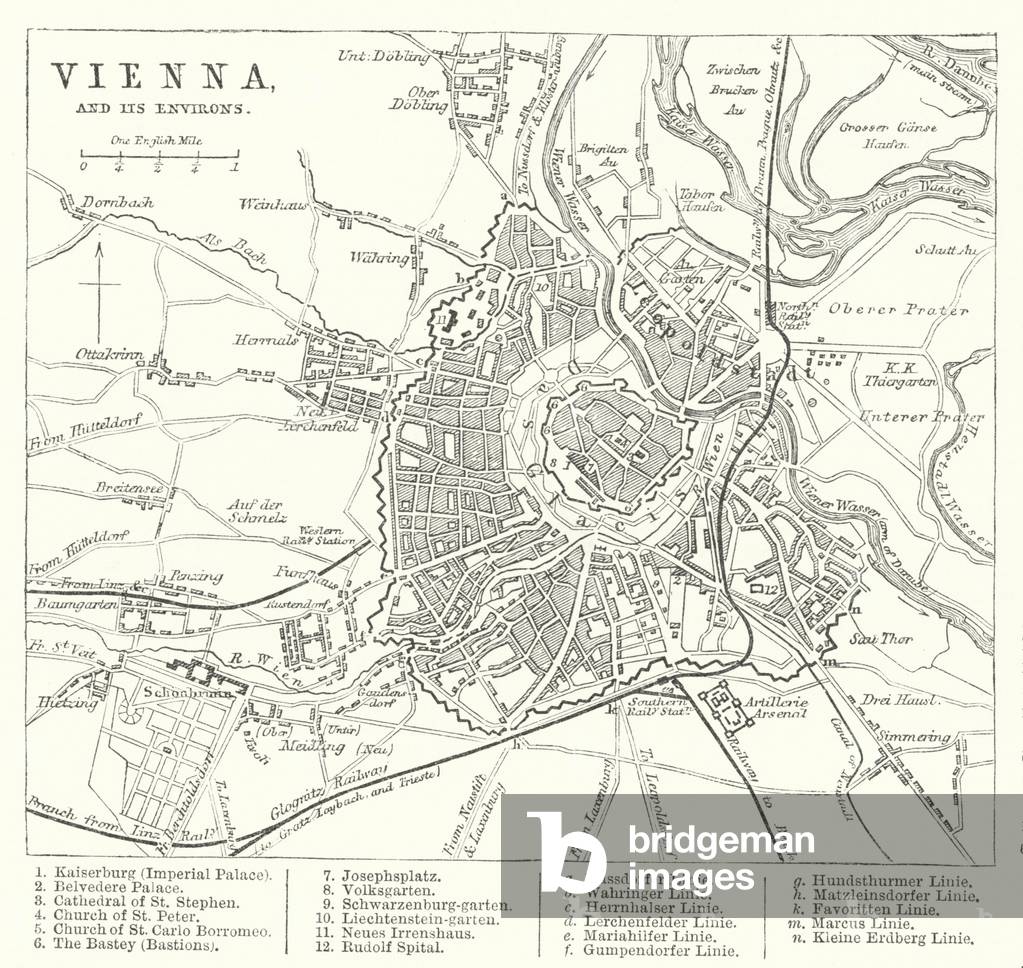 Vienna and its Environs (engraving)