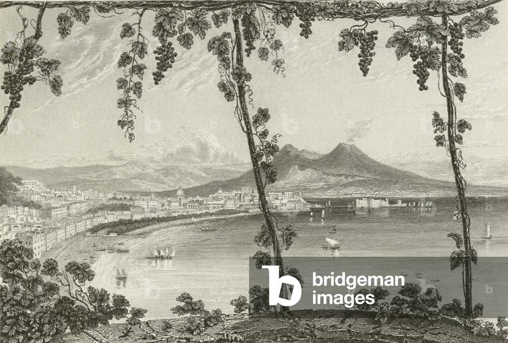 Naples, from the West (engraving)