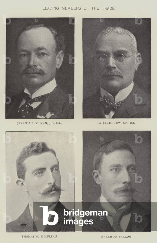 Leading members of the grocers' trade (b/w photo)