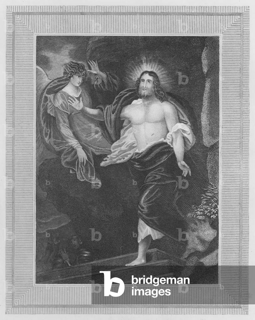 The Resurrection, Matthew, XXVIII (engraving)