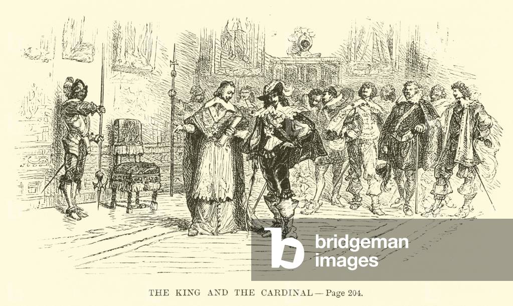 The King and the Cardinal (engraving)