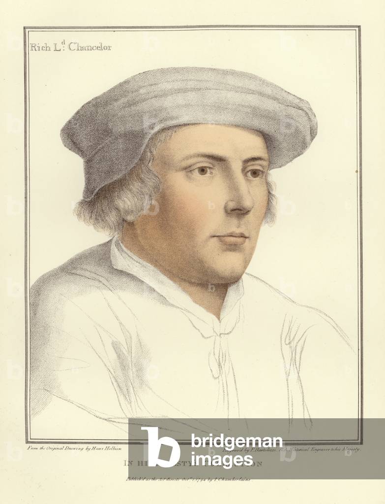 Lord Rich, Lord Chancellor (aquatint)