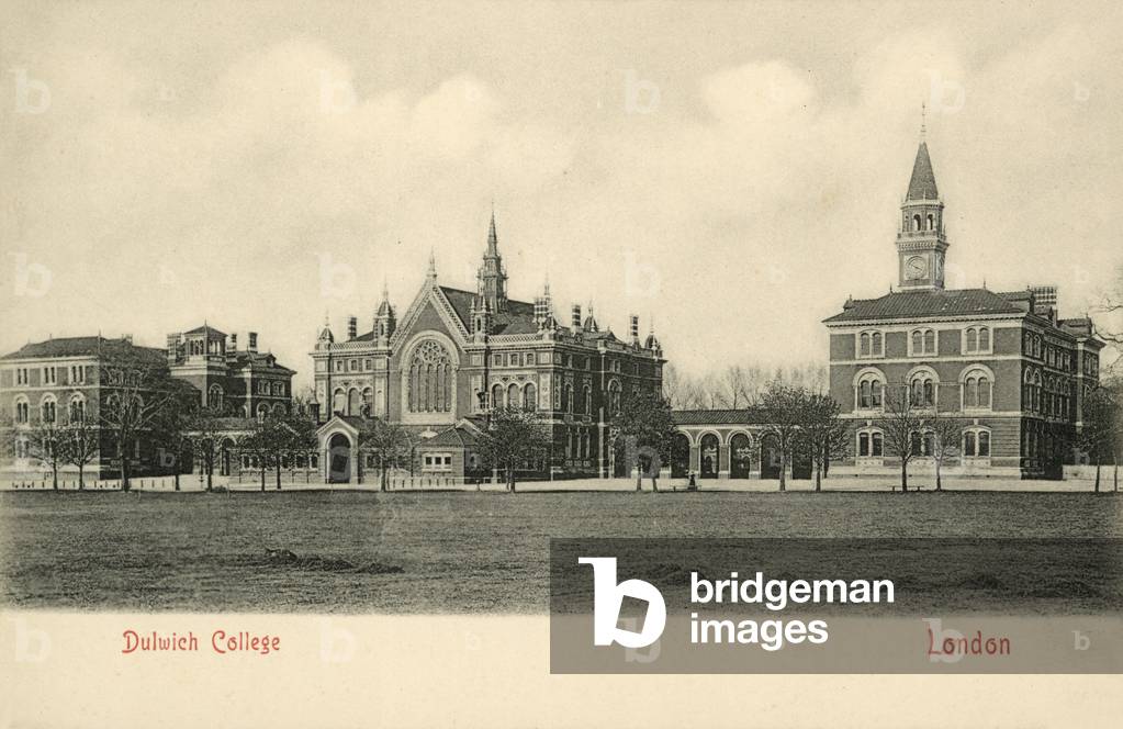 Dulwich College, London (b/w photo)