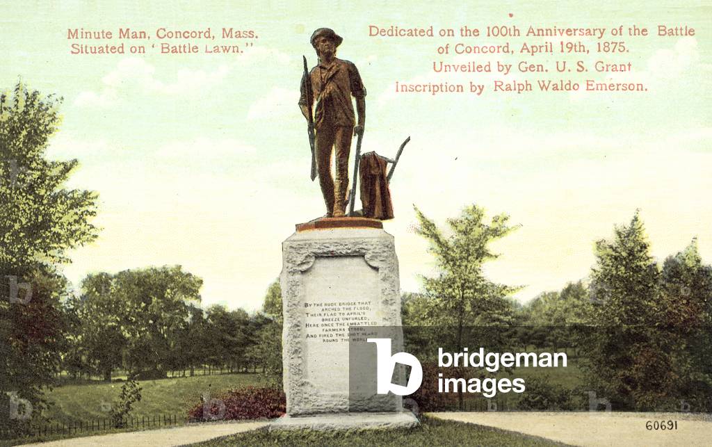 Minute Man, Concord, Massachusetts (colour photo)