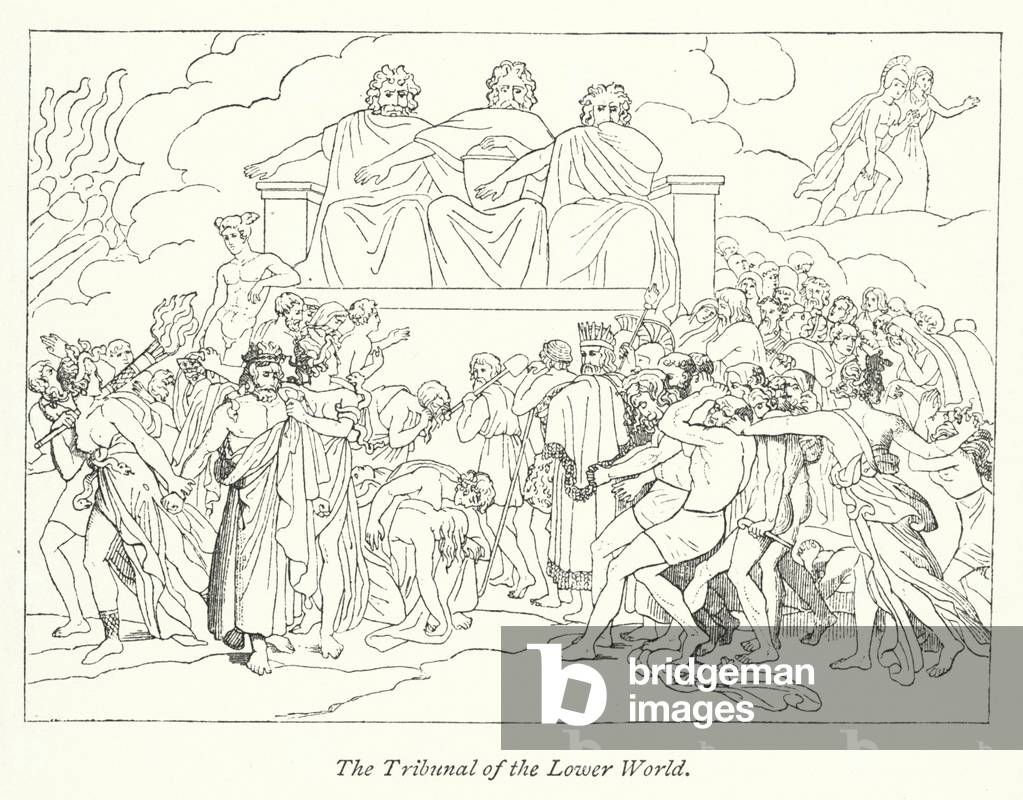 The Tribunal of the Lower World (litho)