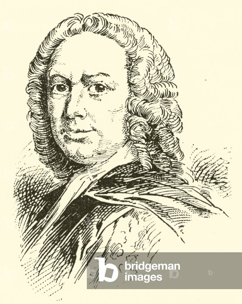 Johann Christoph Pepusch, 1667-1752 (engraving)