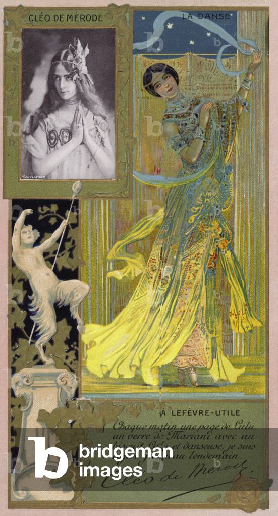 Cleo de Merode, French dancer (chromolitho)