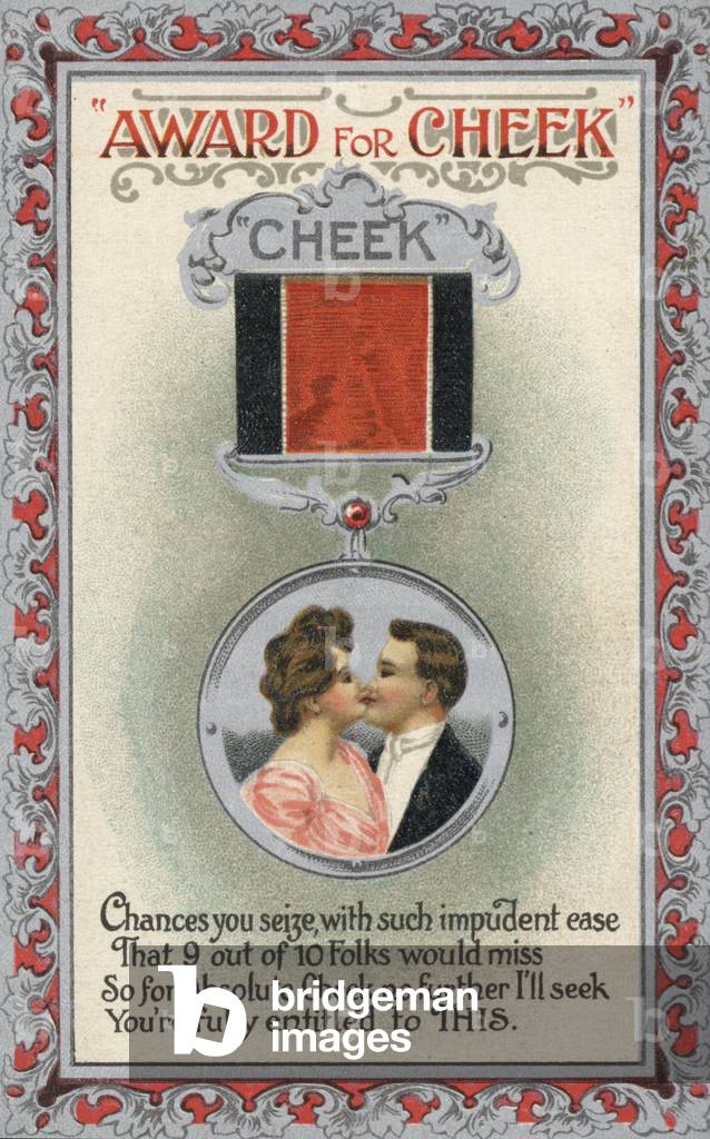 Award for cheek (colour litho)