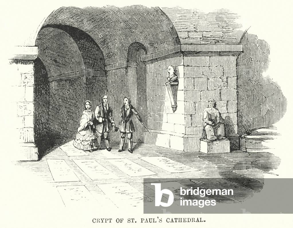 Crypt of St Paul's Cathedral (engraving)