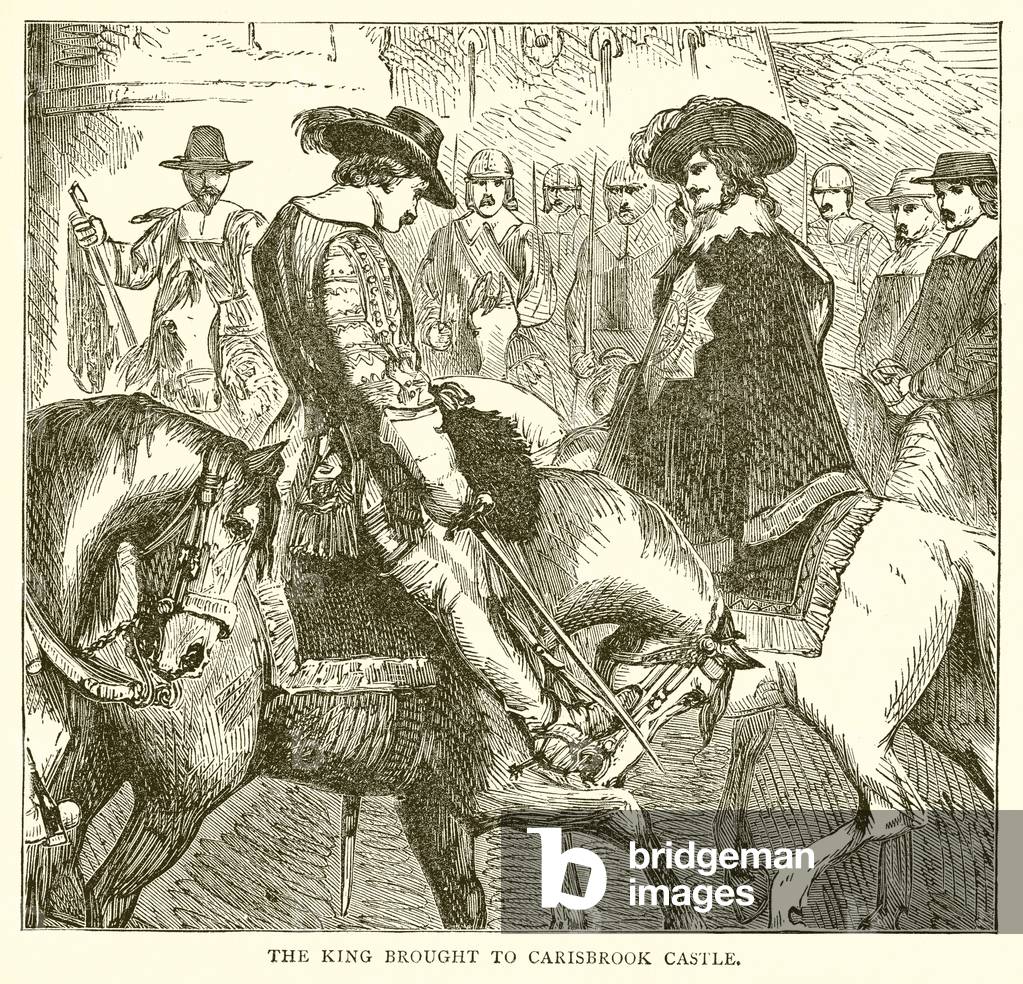 The King Brought to Carisbrook Castle (engraving)