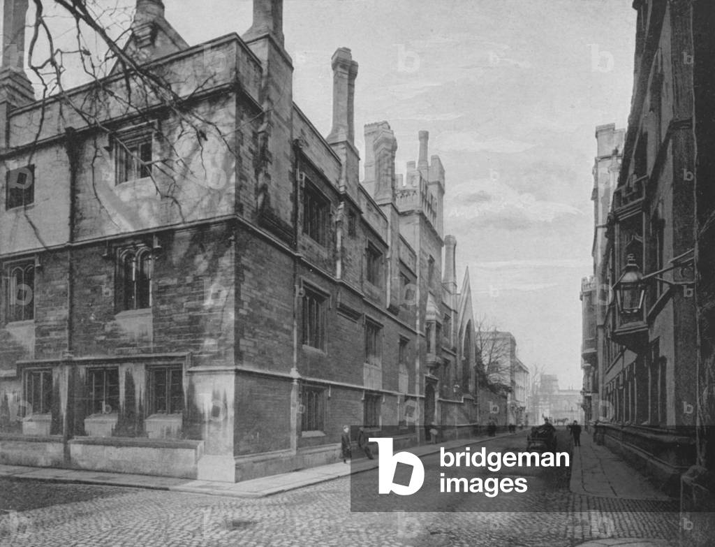 Jesus College (b/w photo)