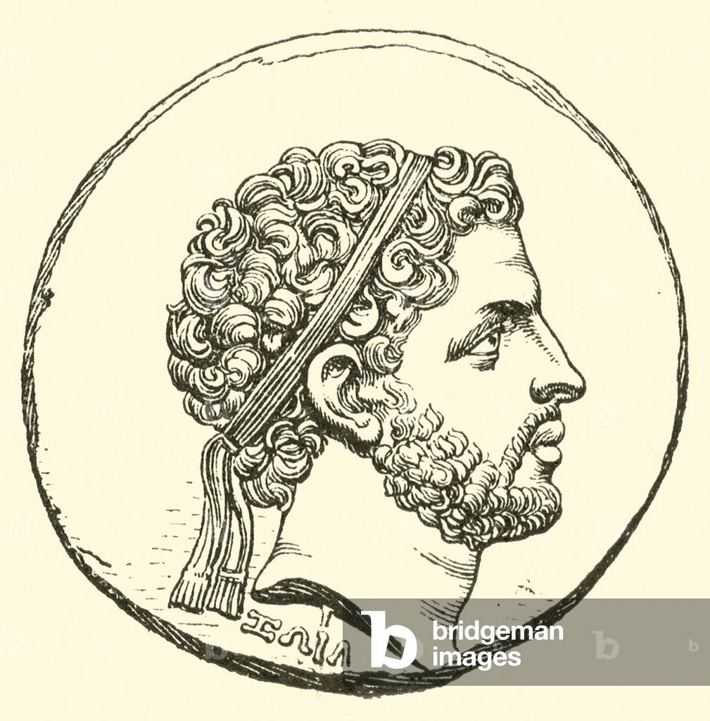 Perseus of Macedon, BC 178-168 (engraving)