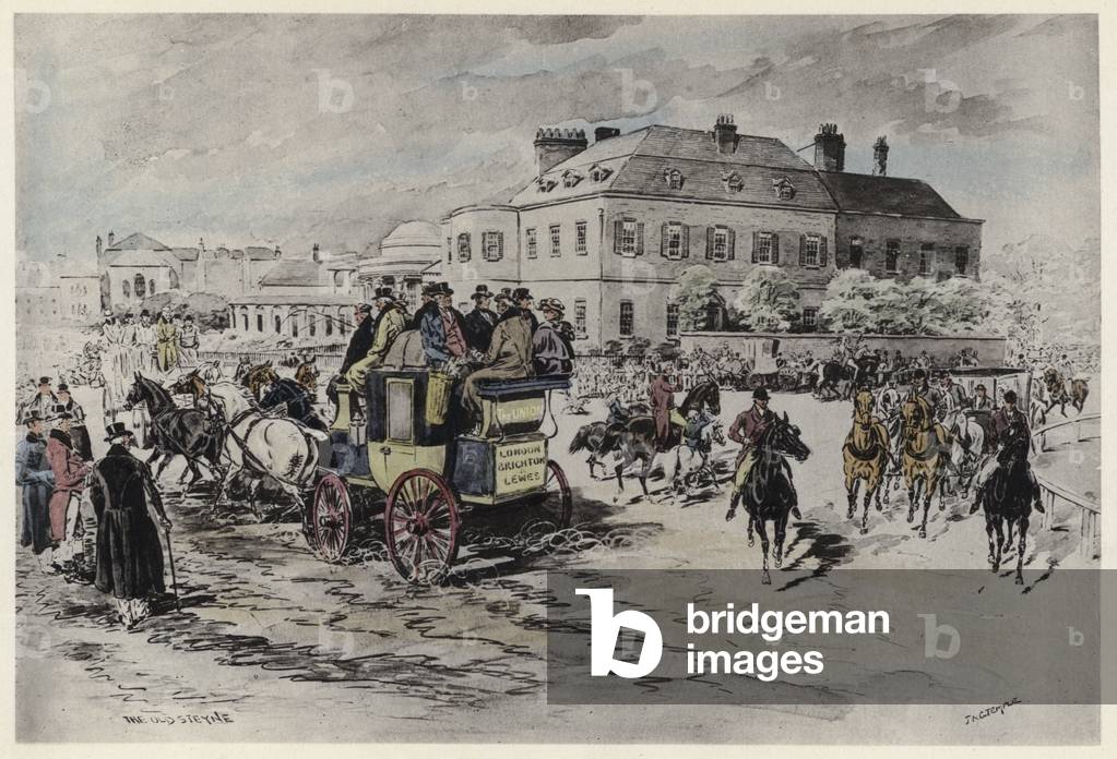 The Old Steyne (colour litho)