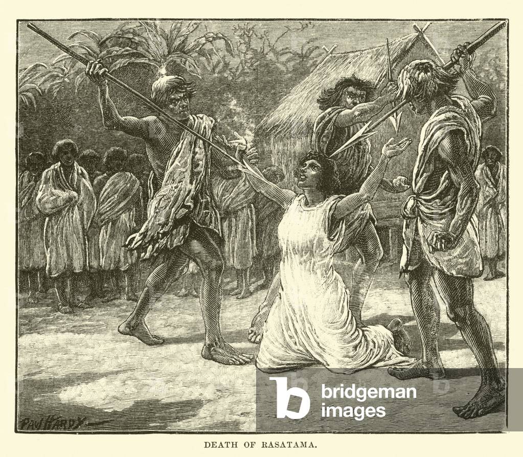 Death of Rasatama (engraving)