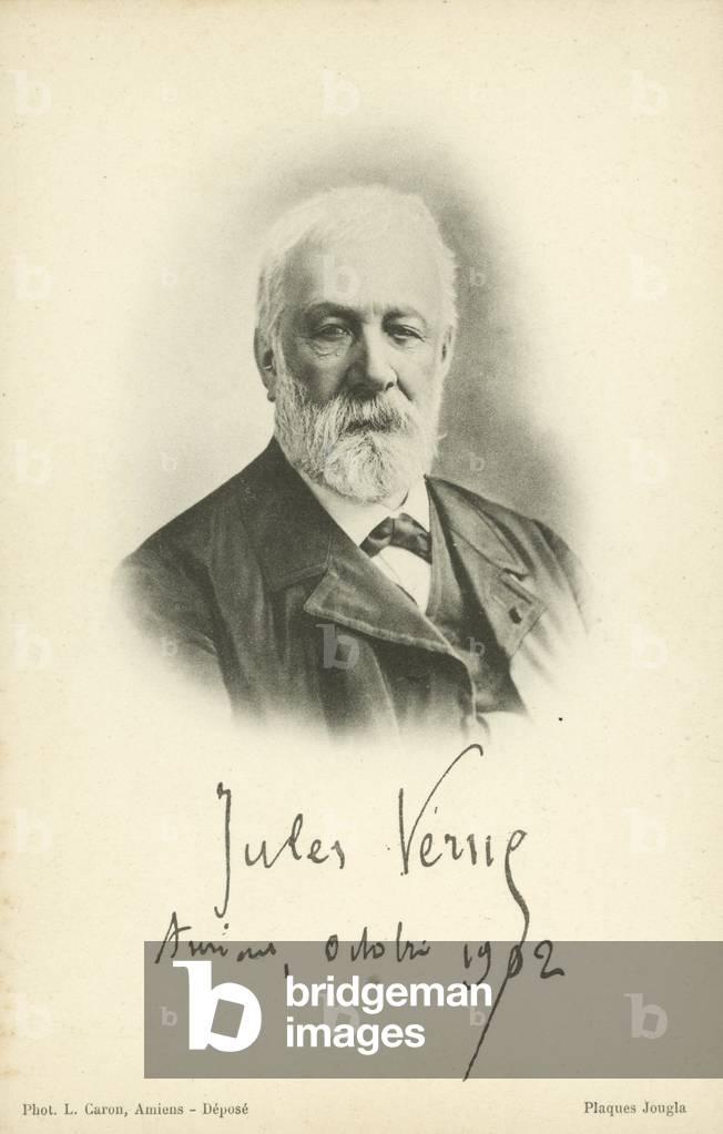 Jules Verne (b/w photo)