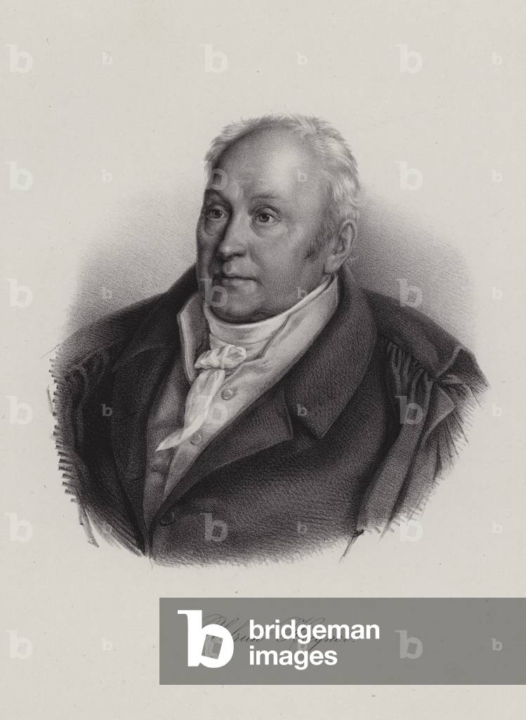 Hegner Ulrich, Swiss writer and politician (engraving)