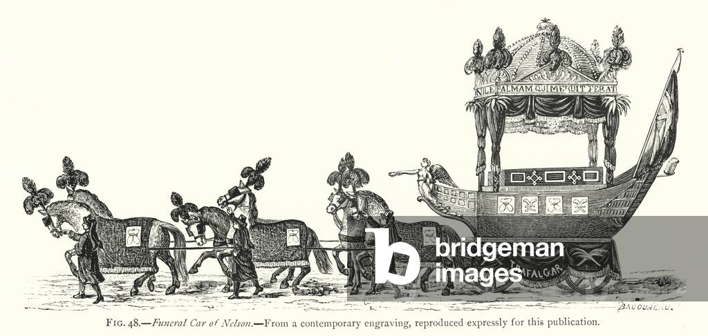 Funeral Car of Nelson (engraving)