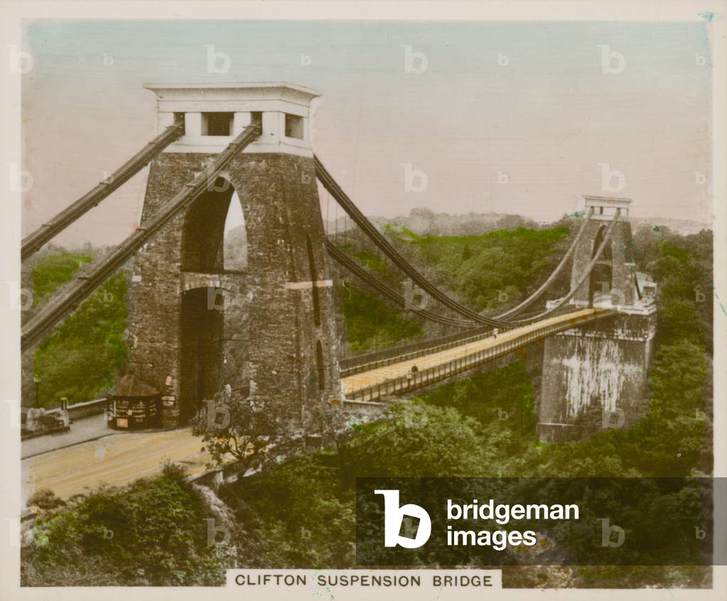 Clifton Suspension Bridge (coloured photo)