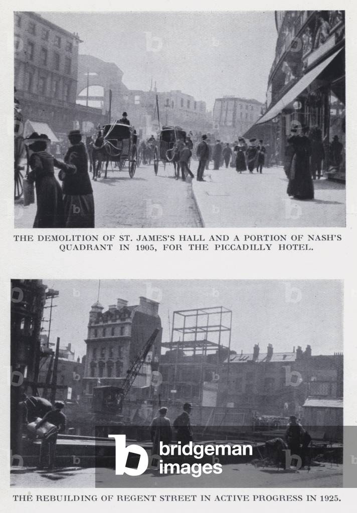 Illustration for London Rebuilt 1897-1927 (b/w photo)