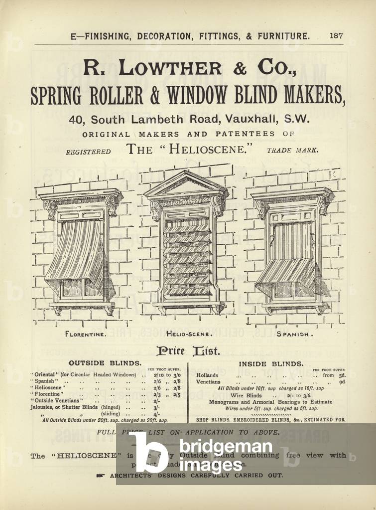 Page from The Architect's, Surveyor's and Engineer's Compendium 1892 (engraving)