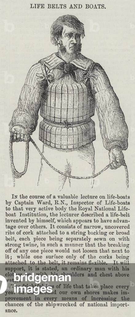 Life Belts and Boats (engraving)