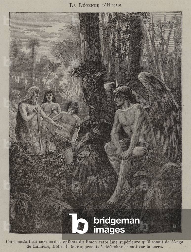 The legend of Hiram (engraving)