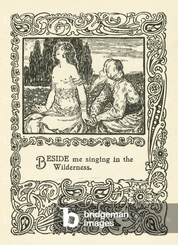 Illustration for Rubaiyat of Omar Khayyam (litho)