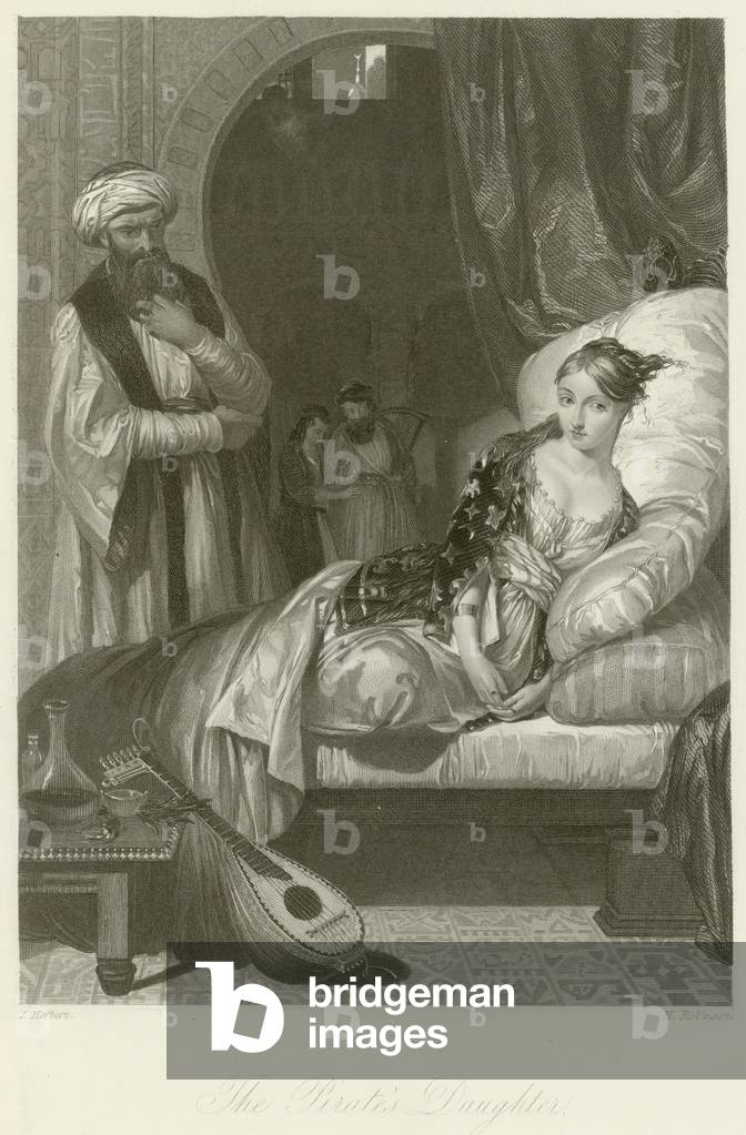 The Pirate's Daughter, 1880 (engraving)