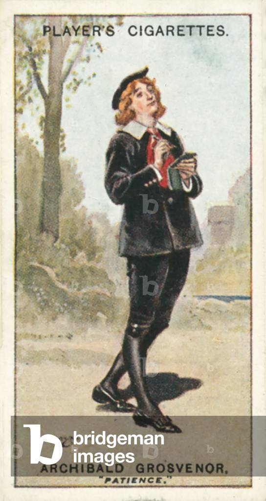 Gilbert and Sullivan, Archibald Grosvenor, Patience (colour litho)