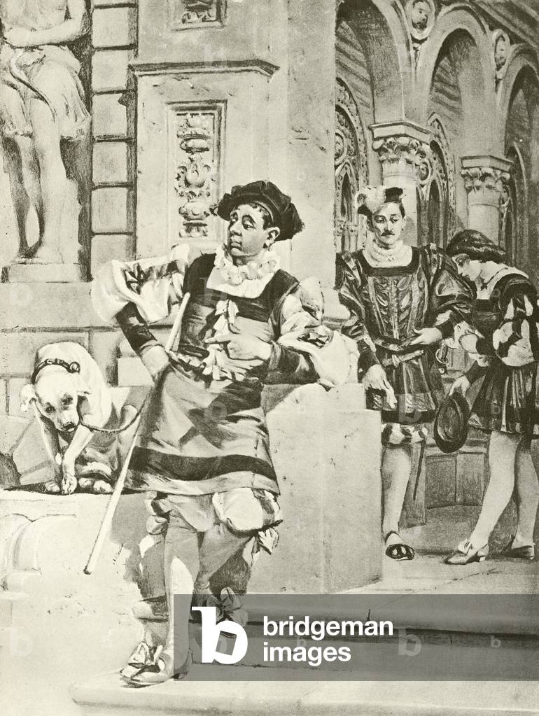 Two Gentlemen of Verona. Act IV, Scene IV (gravure)