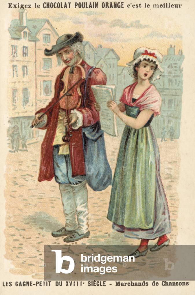 Sellers of songs, 18th Century (chromolitho)