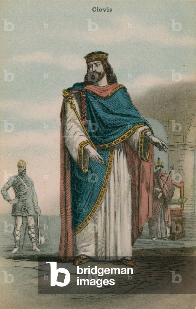 Clovis (colour litho)