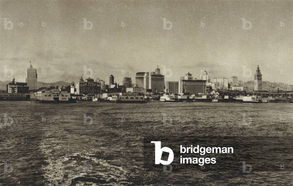 United States, San Francisco (b/w photo)