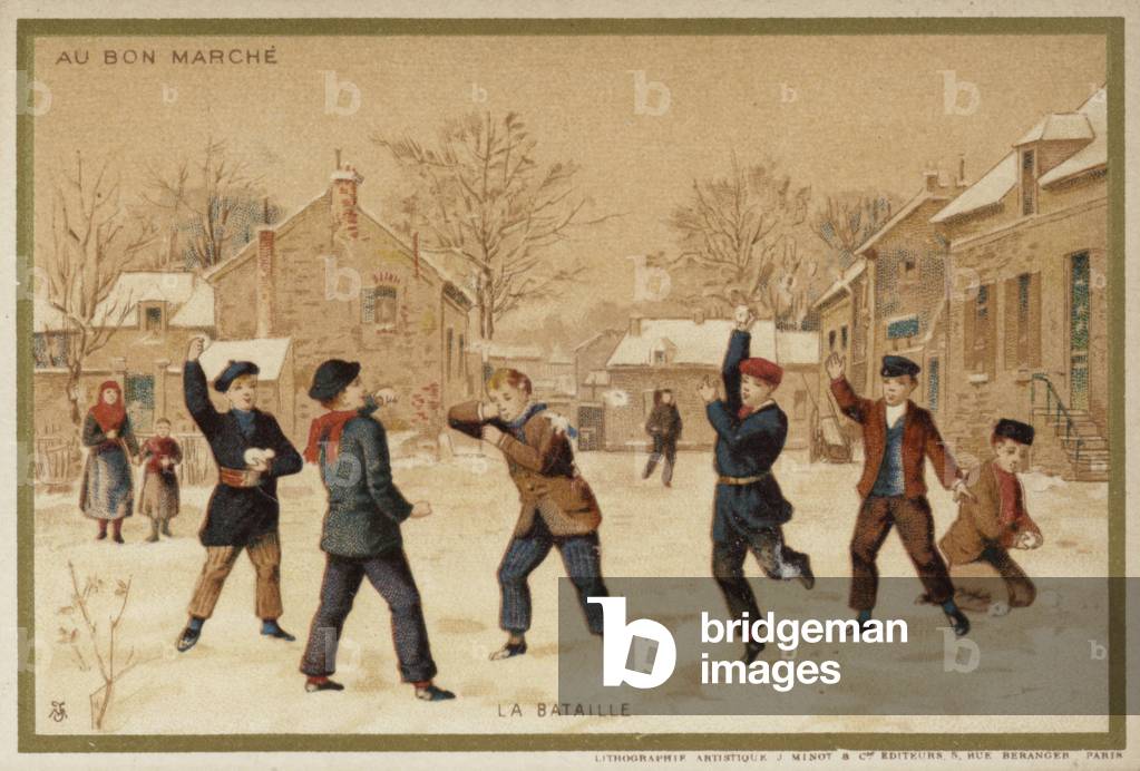 The battle (chromolitho)